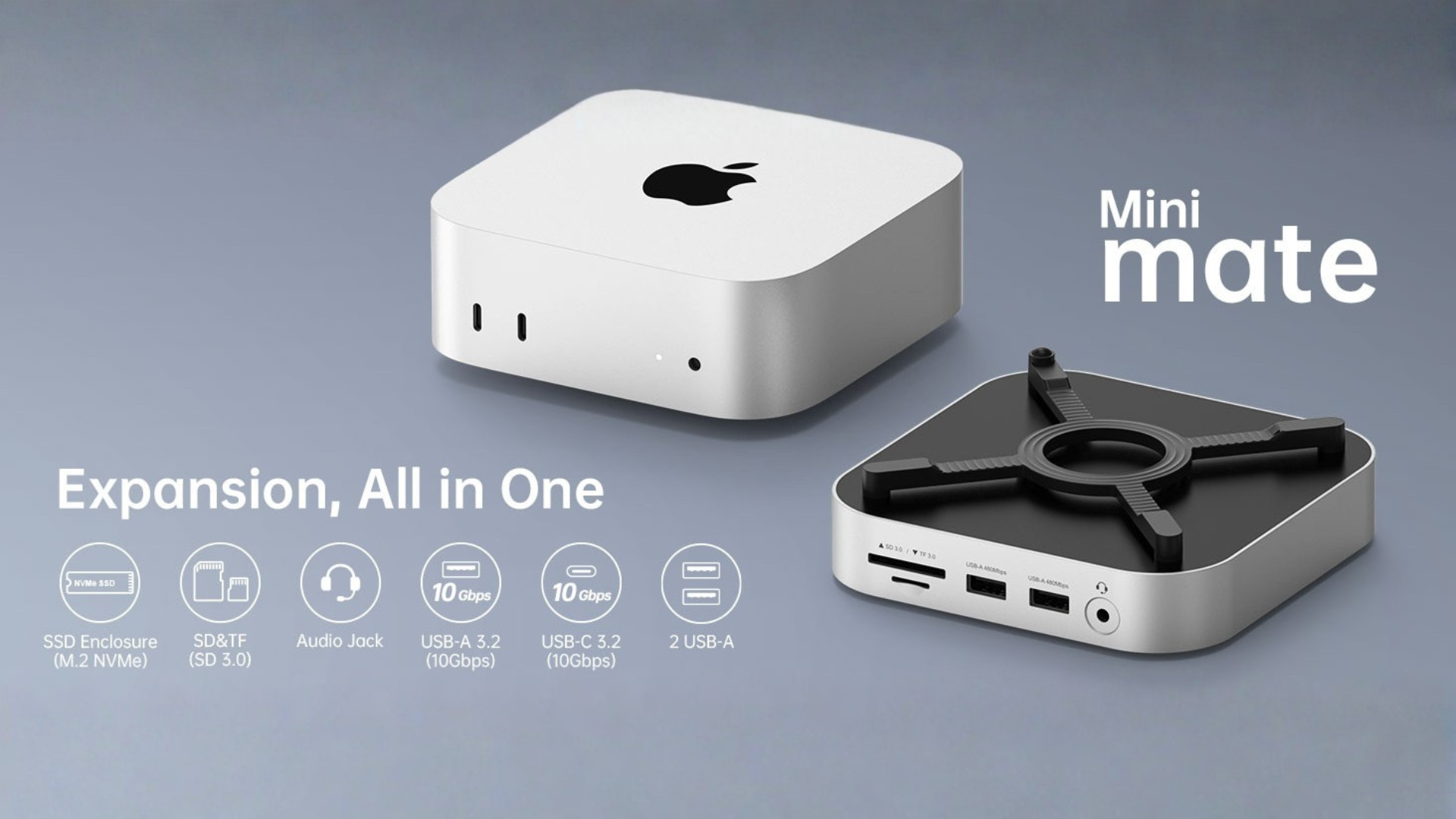 ミニPC Apple Mac mini [SSD] Zinweyton M4 Macmini SSD 1TB, Hard Disk Storage Upgrade for Mac