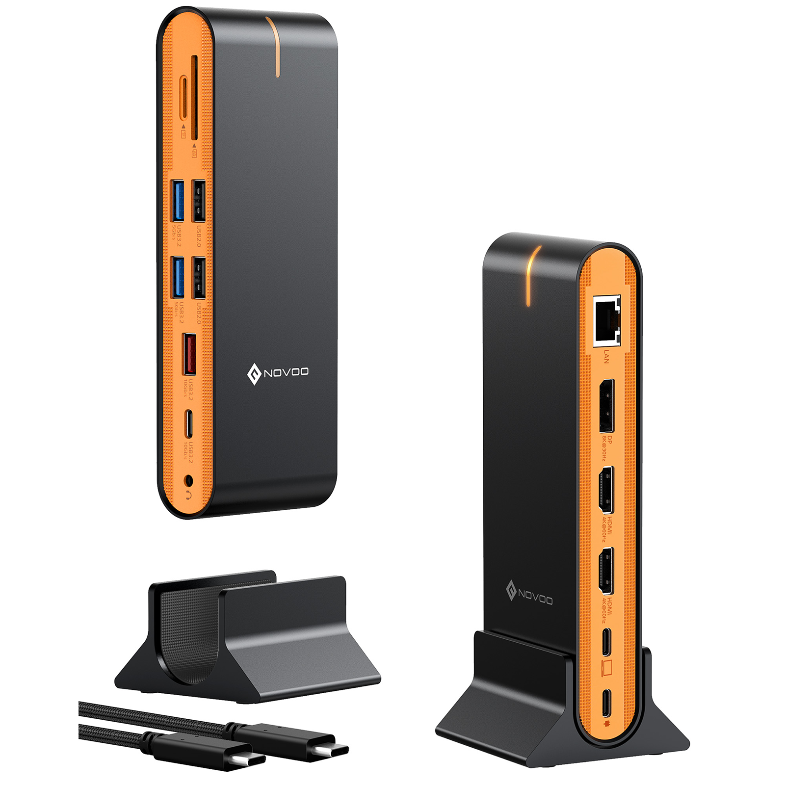 NOVOO 15-IN-1 Triple Display Docking Station