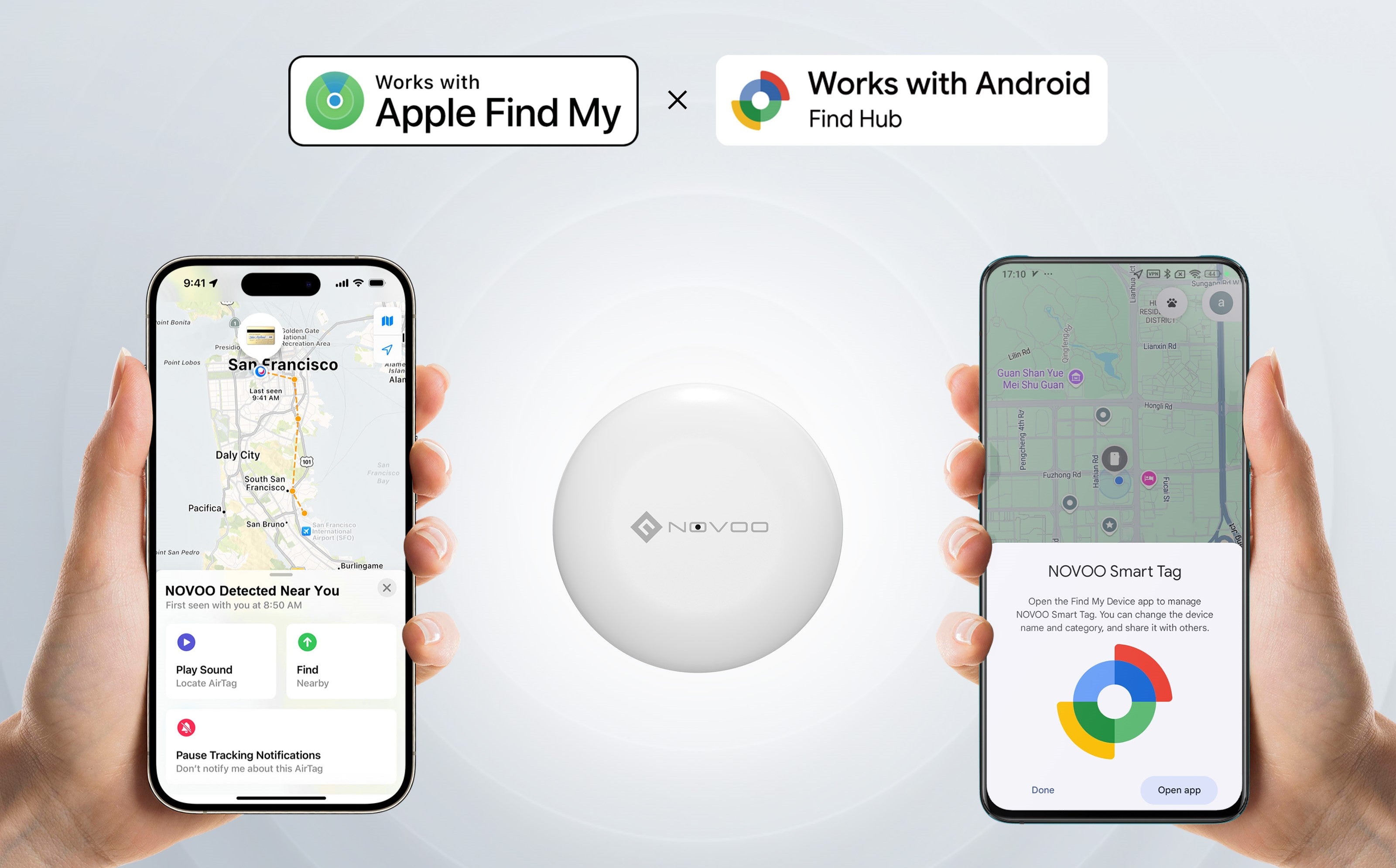 NOVOO Launches Smart Tag Mini: A Dual-System Bluetooth Tracker for iOS