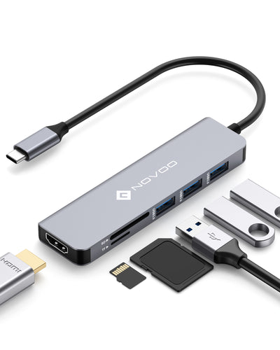 NOVOO 6 in 1 R6 USB C HUB - NOVOO