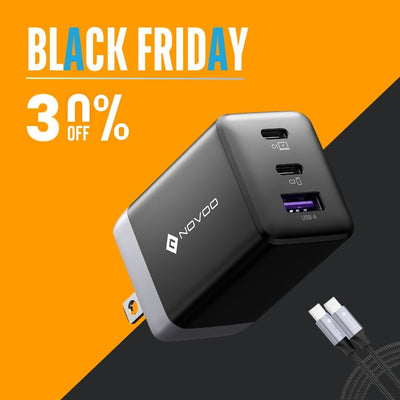 NOVOO RG68 3-Port 67W GaN Charger