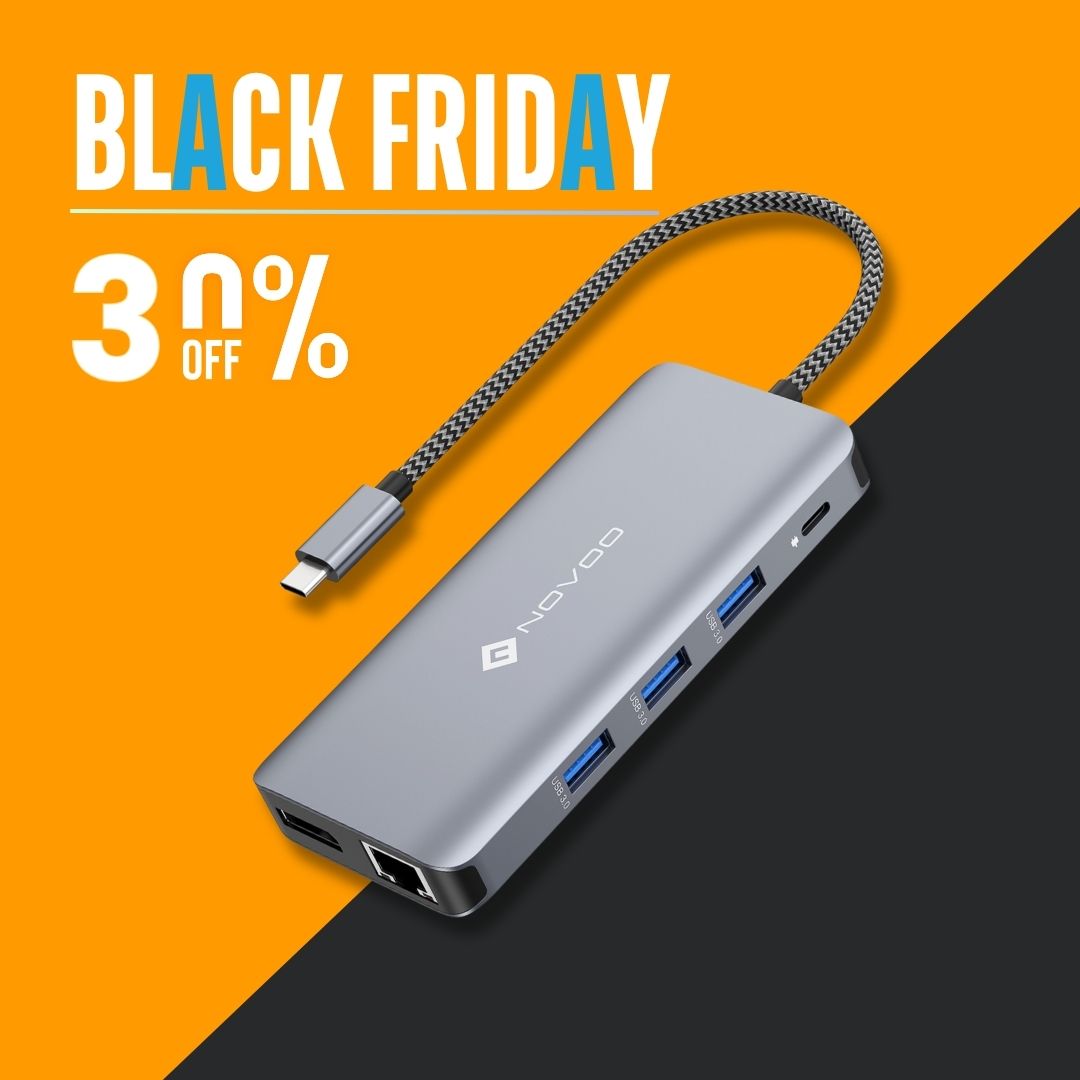 NOVOO RM11PRO+ NEW 8K USB C HUB Triple Display