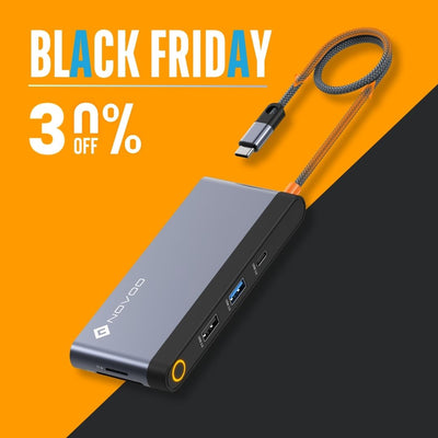 NOVOO 10-IN-1 RM10F 8K USB C HUB DUAL DISPLAY