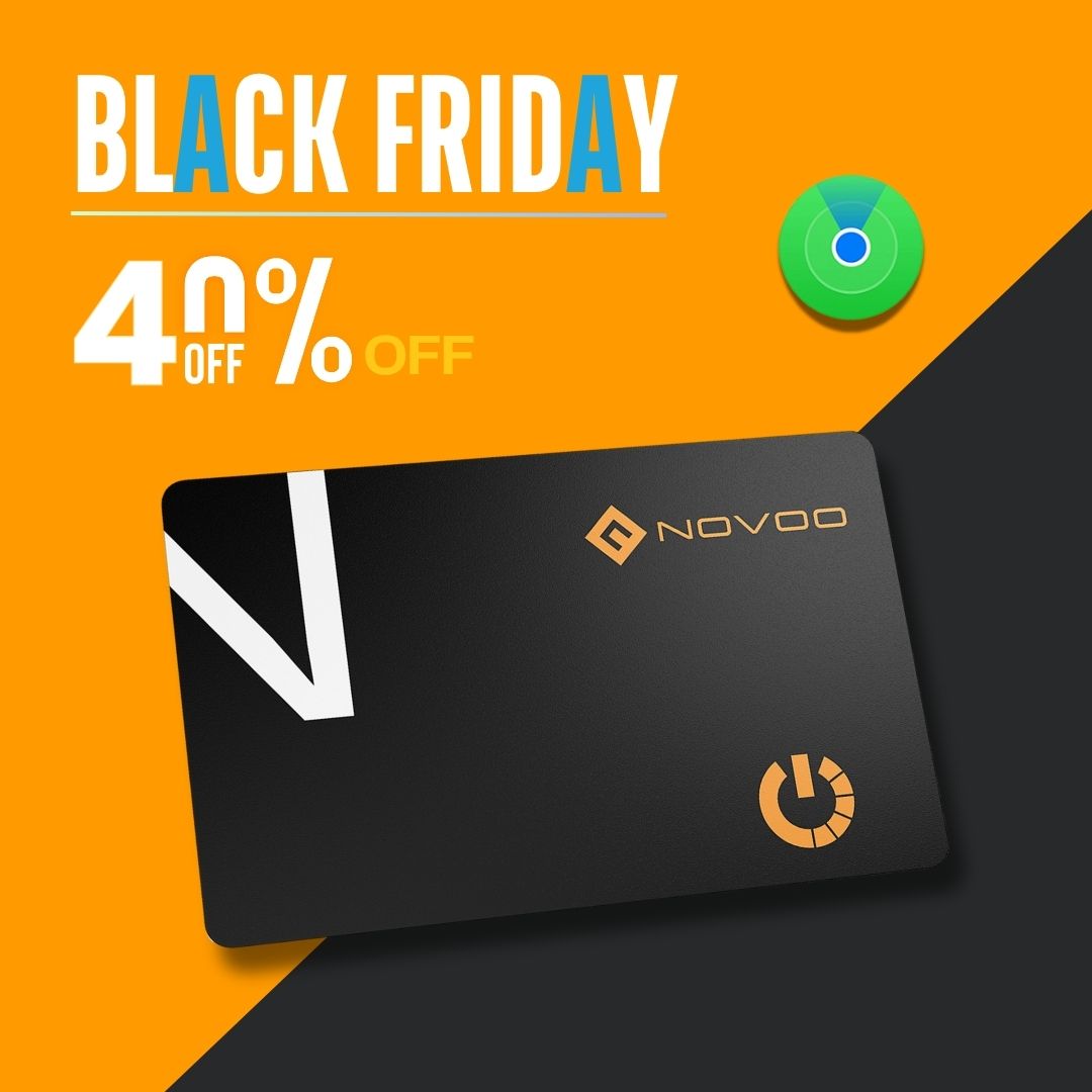 NOVOO Smart Bluetooth Wallet Tracker Card (iOS Only)