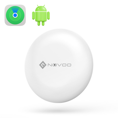 NOVOO SmartTag Mini Item Tracker Dual System Support - iOS/Android