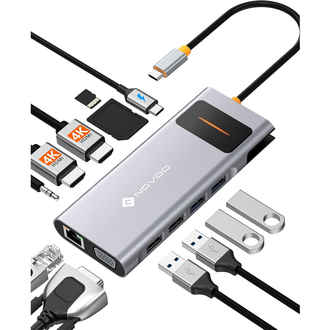 NOVOO 12 in 1 RM12F PD Docking Station