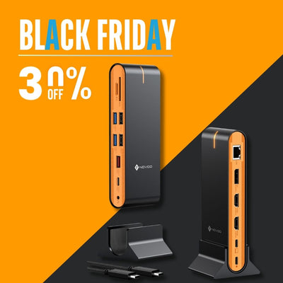 NOVOO 15-IN-1 Triple Display Docking Station