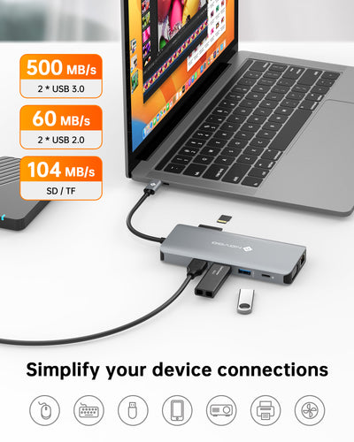 NOVOO 11 in 1  RM11 Docking Station - NOVOO