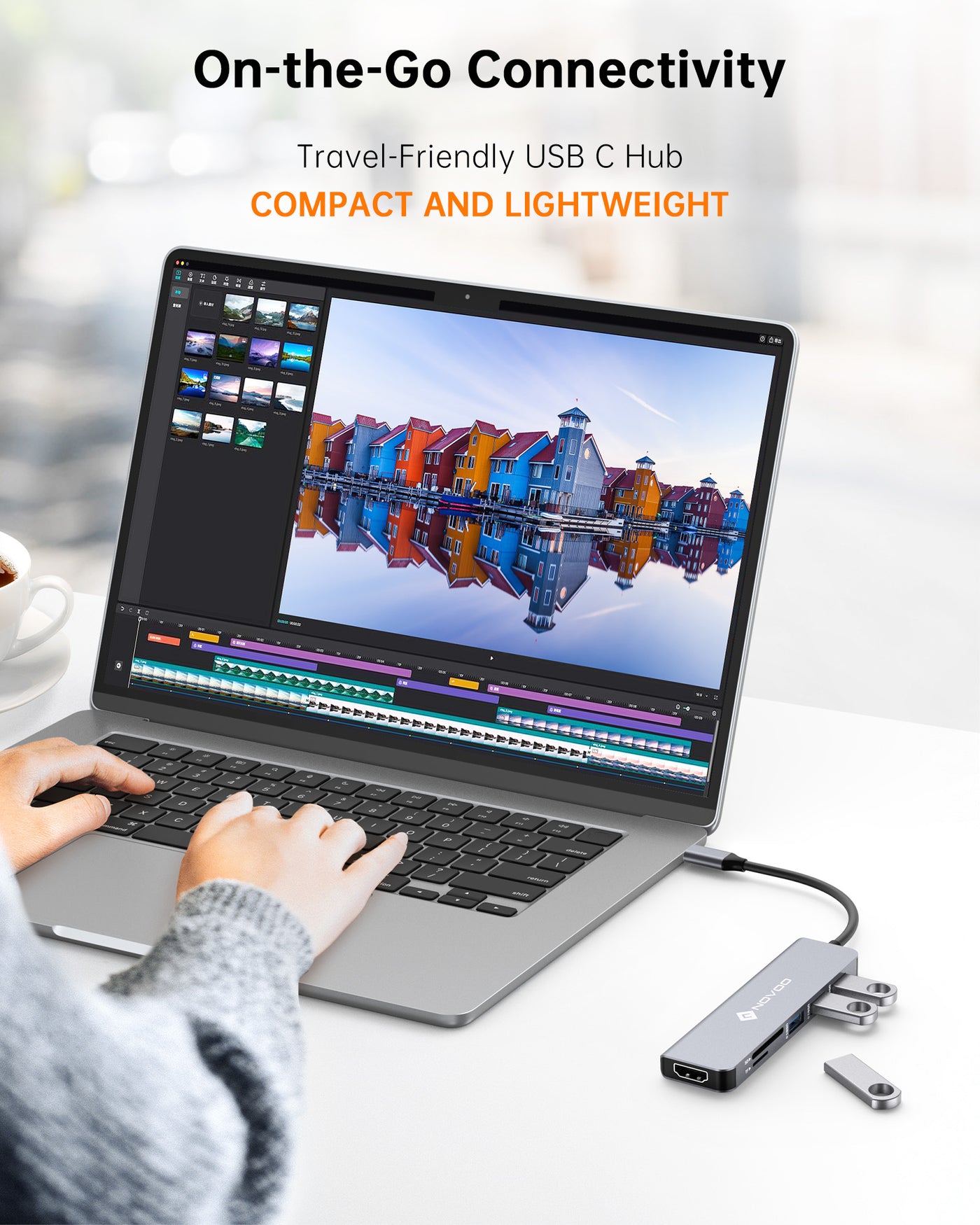 NOVOO 6 in 1 R6 USB C HUB - NOVOO