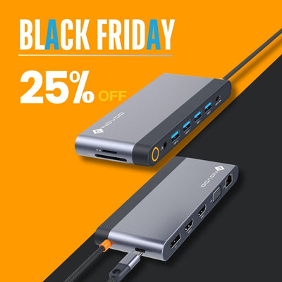 NOVOO RM14F 14-IN-1 USB C Docking Station