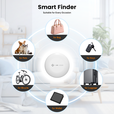 NOVOO SmartTag Mini Item Tracker Dual System Support - iOS/Android