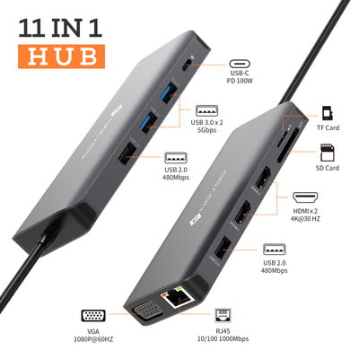 NOVOO 11 in 1 USB C HUB - NOVOO