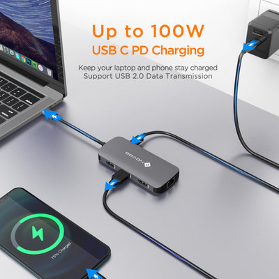 NOVOO 7 in 1 USB C HUB - NOVOO