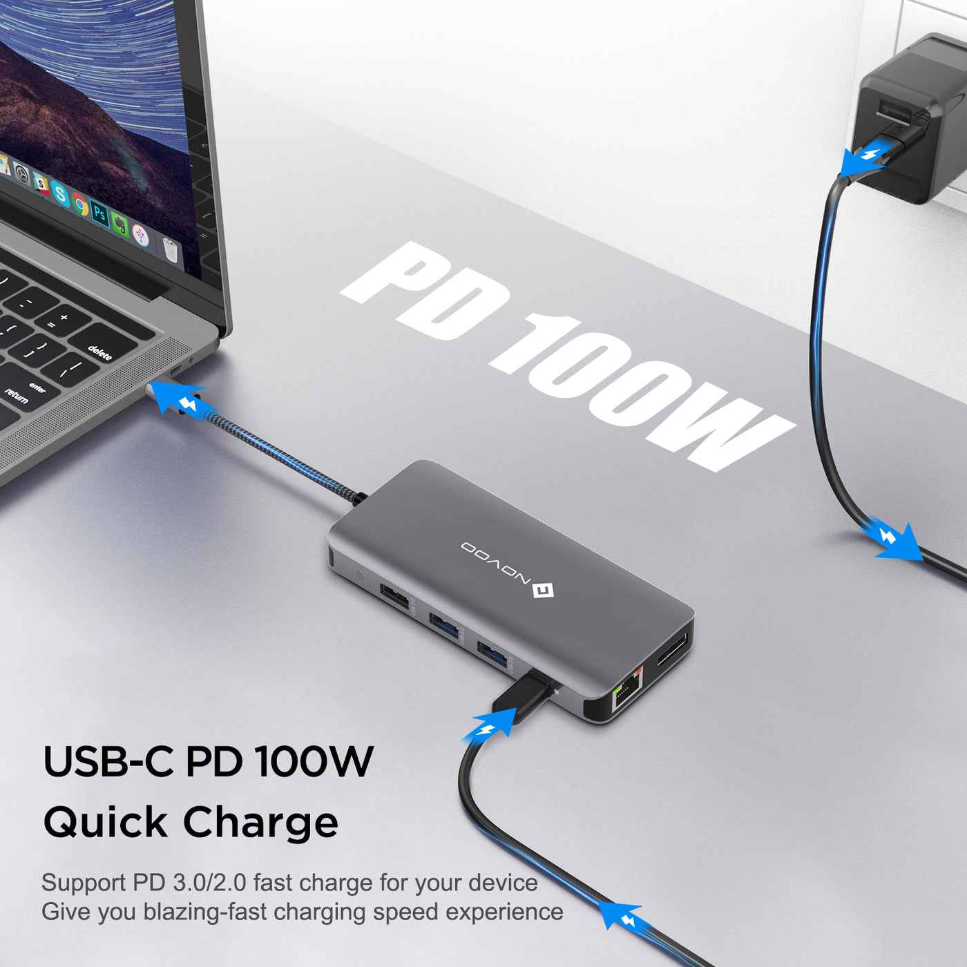 NOVOO DP 11 in 1 RM11 Pro USB C HUB - NOVOO