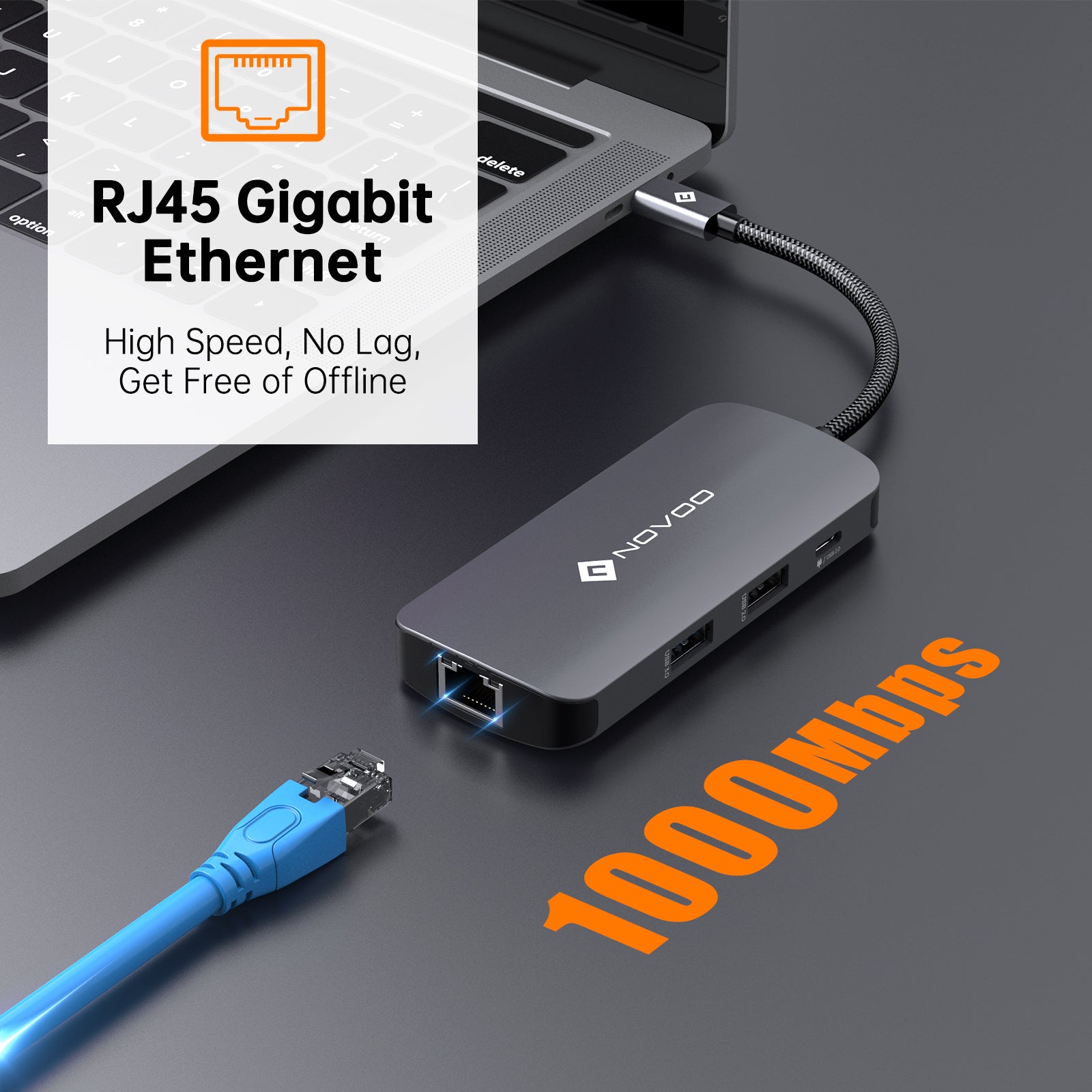 Adaptateur Multiport USB C Novoo (Vendeur Tiers) –