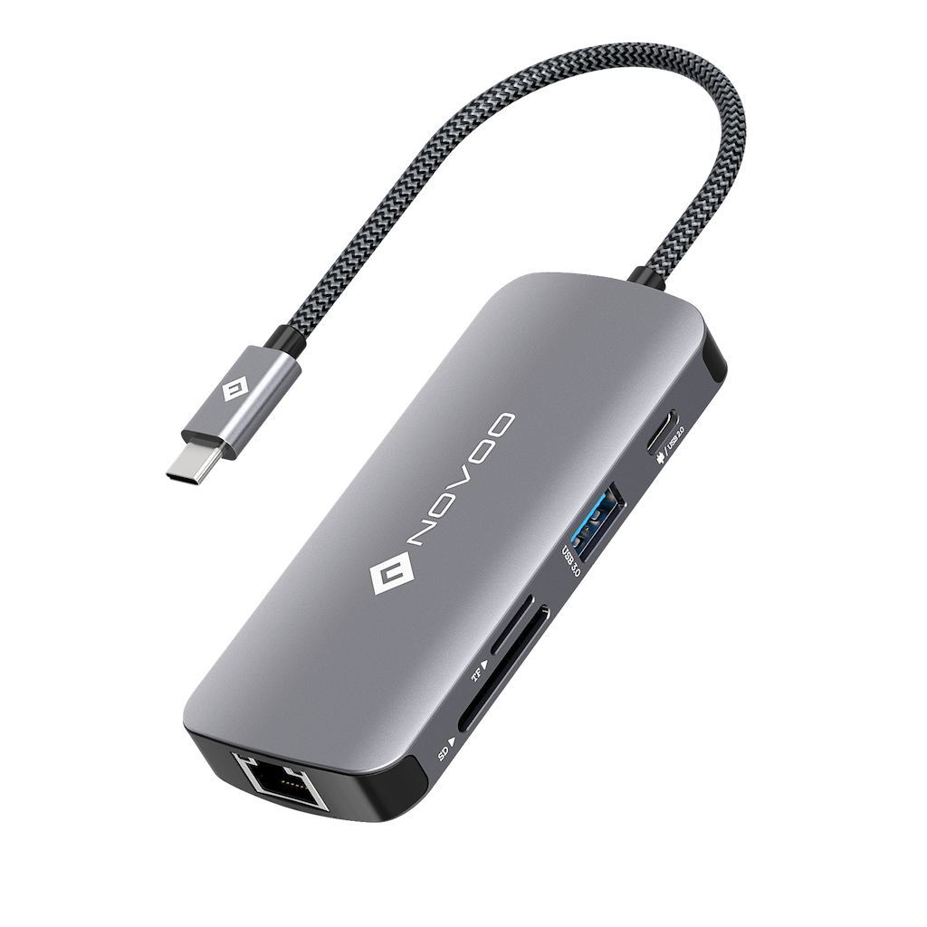 NOVOO 8 in 1 R8 Pro USB C HUB - NOVOO