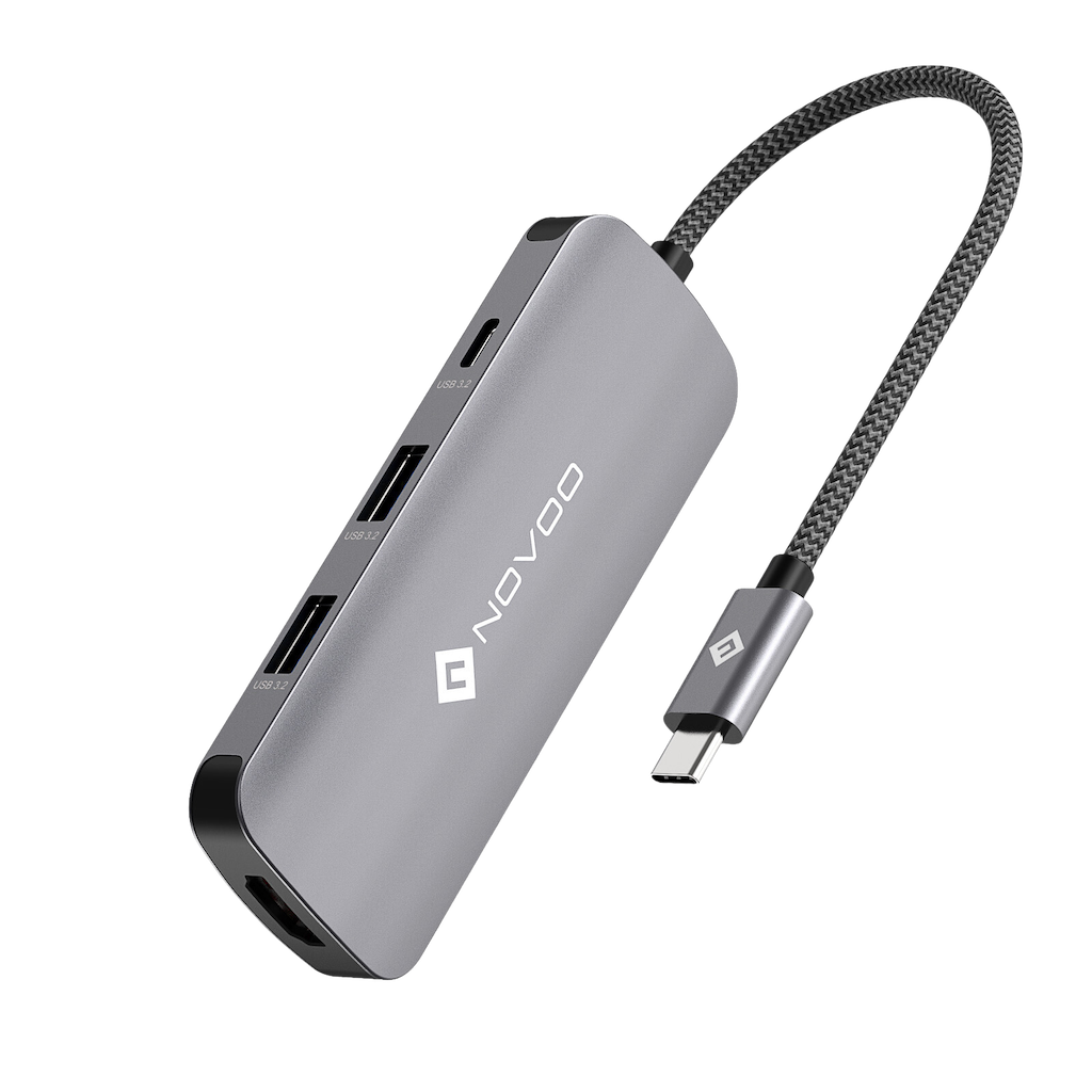 NOVOO 10Gbps RS6 Pro 6IN1 USB-C HUB - NOVOO